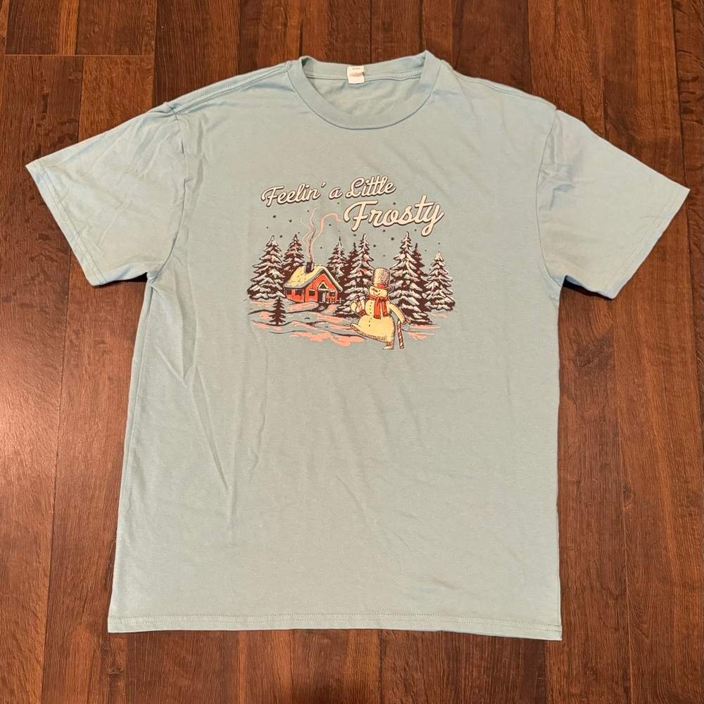 feelin a little frosty christmas tee